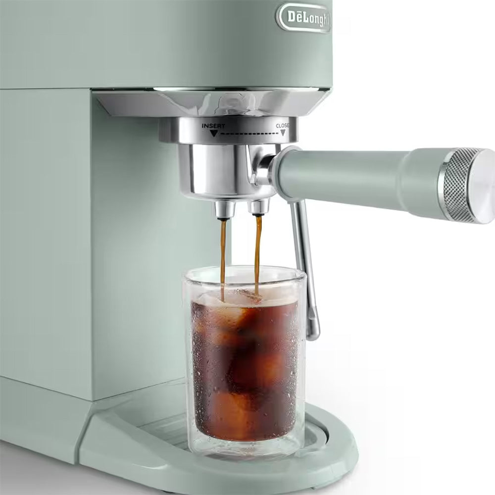 DeLonghi New Dedica Duo Coffee Machine - Green | EC890.GR from DeLonghi - DID Electrical