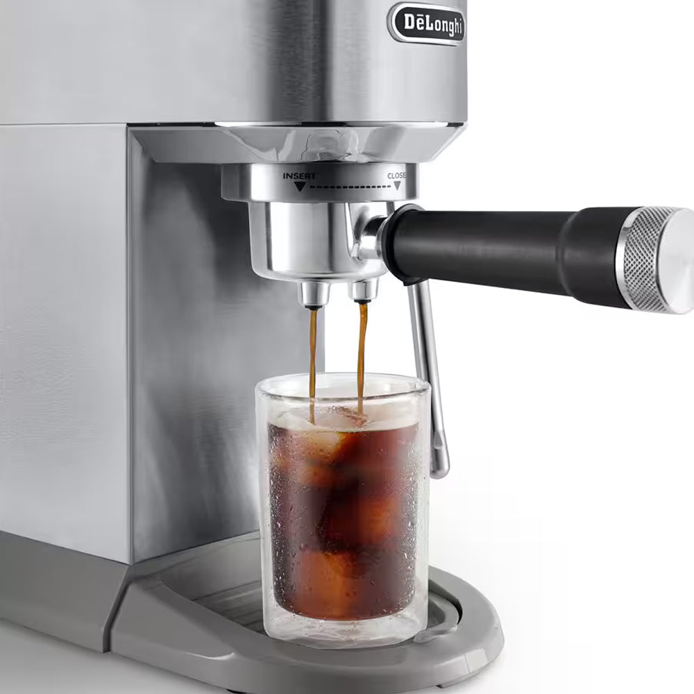 DeLonghi New Dedica Duo Manual Espresso Coffee Machine - Metal | EC890.M from DeLonghi - DID Electrical