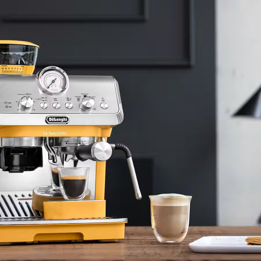 DeLonghi La Specialista Arte Bean to Cup Coffee Machine - Yellow | EC9155.Y