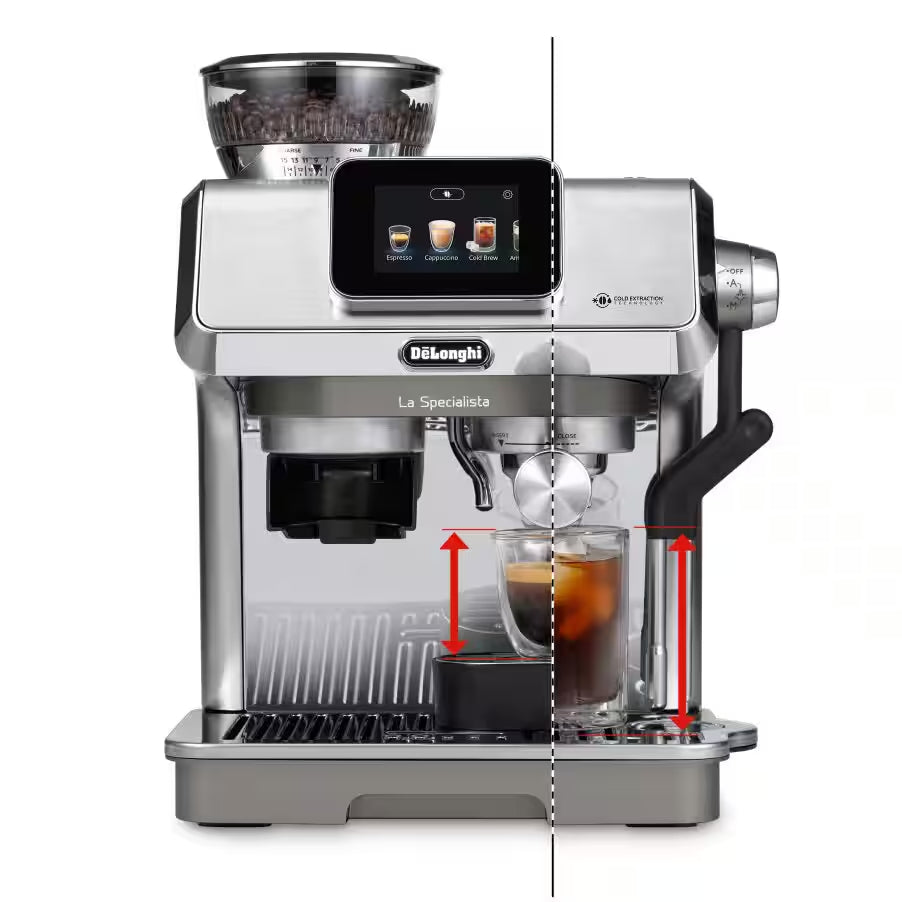 Delonghi La Specialista Touch Bean to Cup Espresso Coffee Machine - Metal | EC9455.M from Delonghi - DID Electrical