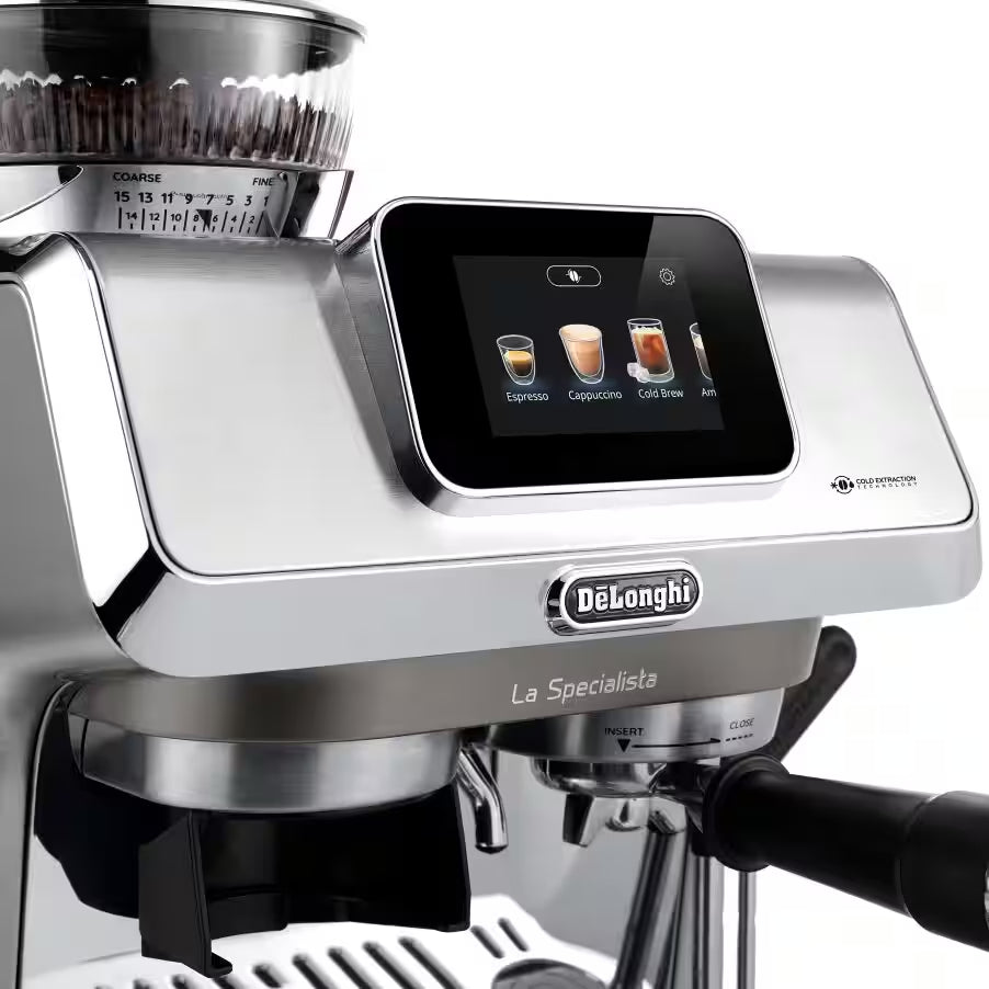 Delonghi La Specialista Touch Bean to Cup Espresso Coffee Machine - Metal | EC9455.M from Delonghi - DID Electrical
