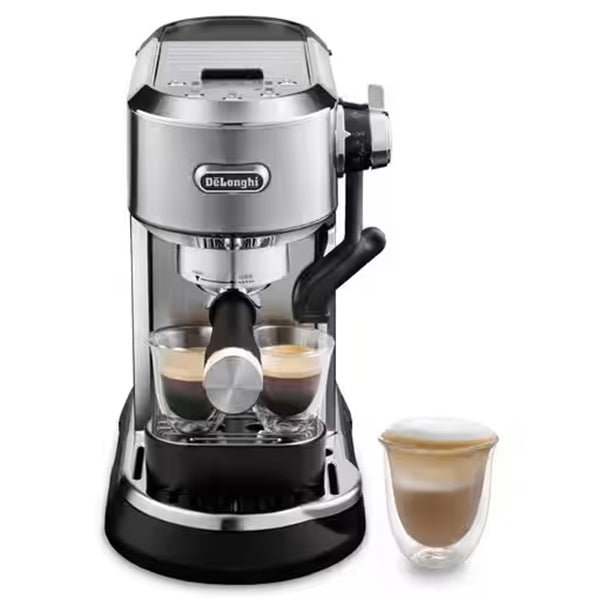 DeLonghi Dedica Maestro Plus Manual Coffee Machine - Metal | EC950.M from DeLonghi - DID Electrical