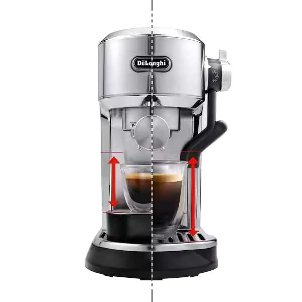 DeLonghi Dedica Maestro Plus Manual Coffee Machine - Metal | EC950.M from DeLonghi - DID Electrical