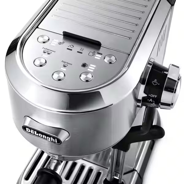 DeLonghi Dedica Maestro Plus Manual Coffee Machine - Metal | EC950.M from DeLonghi - DID Electrical