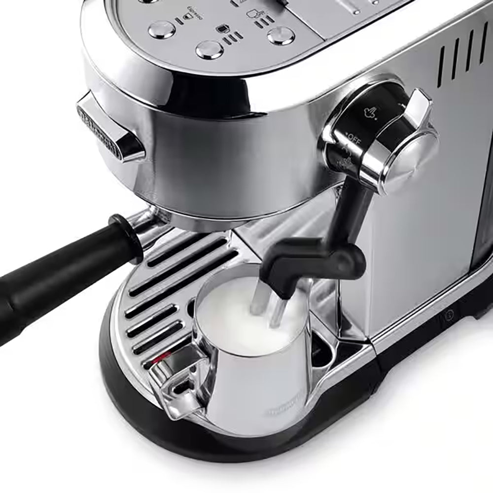 DeLonghi Dedica Maestro Plus Manual Coffee Machine - Metal | EC950.M from DeLonghi - DID Electrical