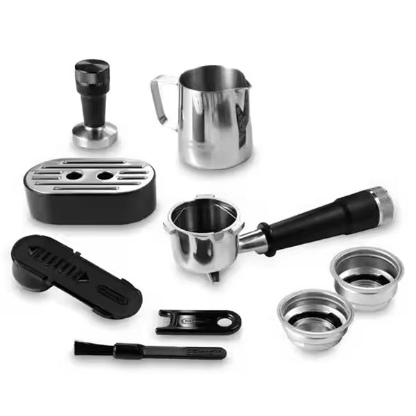 DeLonghi Dedica Maestro Plus Manual Coffee Machine - Metal | EC950.M from DeLonghi - DID Electrical