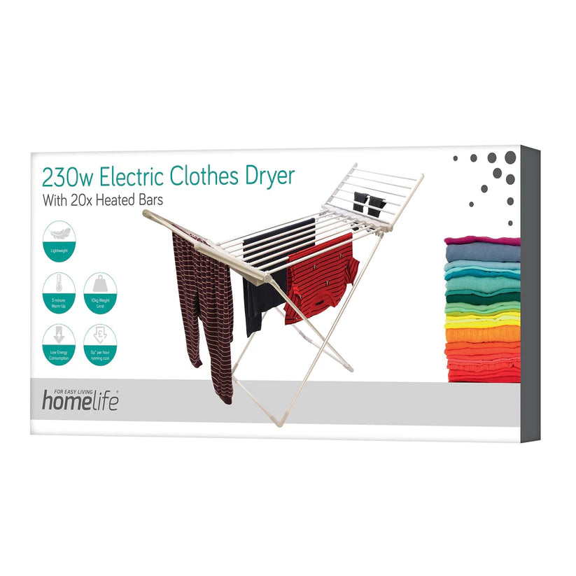 Homelife Airer 230V Electric Heated Clothes Dryer | EC9701 from Homelife - DID Electrical