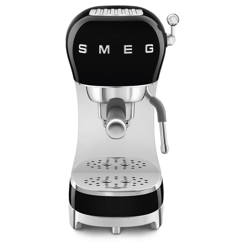 Smeg 50's Style Espresso Coffee Machine - Black | ECF02BLUK from Smeg - DID Electrical