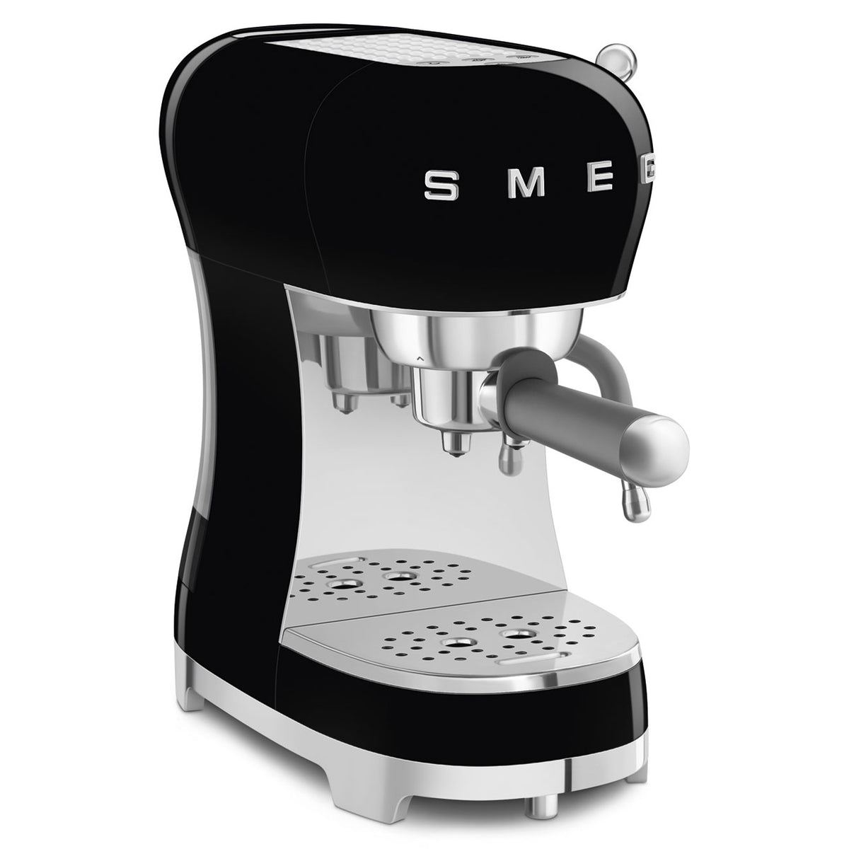 Smeg 50&#39;s Style Espresso Coffee Machine - Black | ECF02BLUK from Smeg - DID Electrical