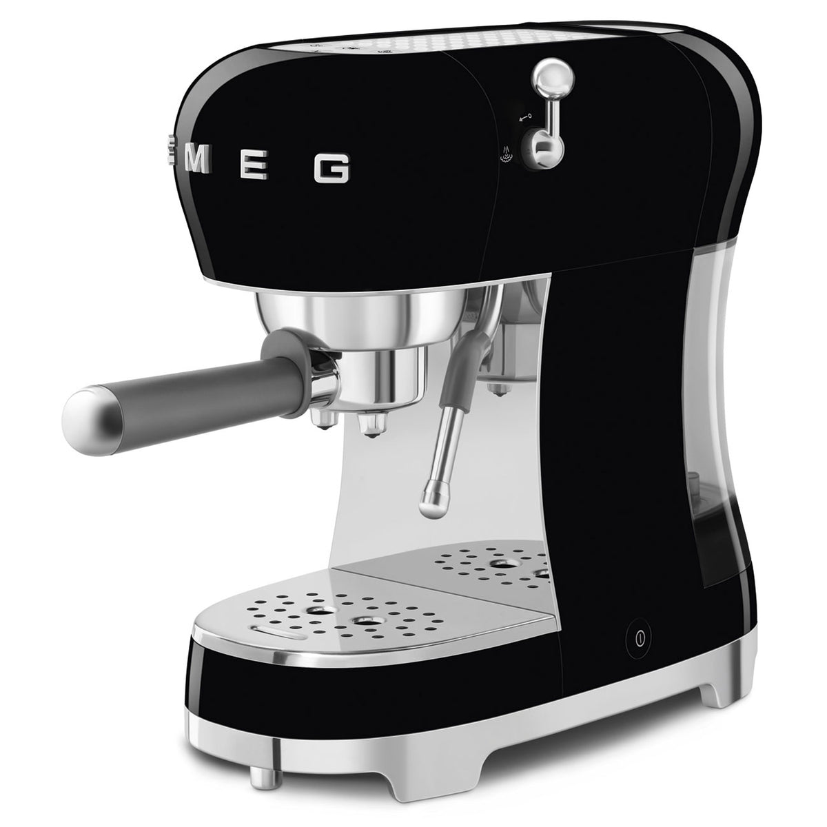 Smeg 50's Style Espresso Coffee Machine - Black | ECF02BLUK from Smeg - DID Electrical