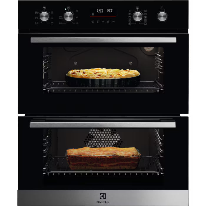 Electrolux 87L Built-In Electric Double Oven - Stainless Steel | EDFDC46UX from Electrolux - DID Electrical