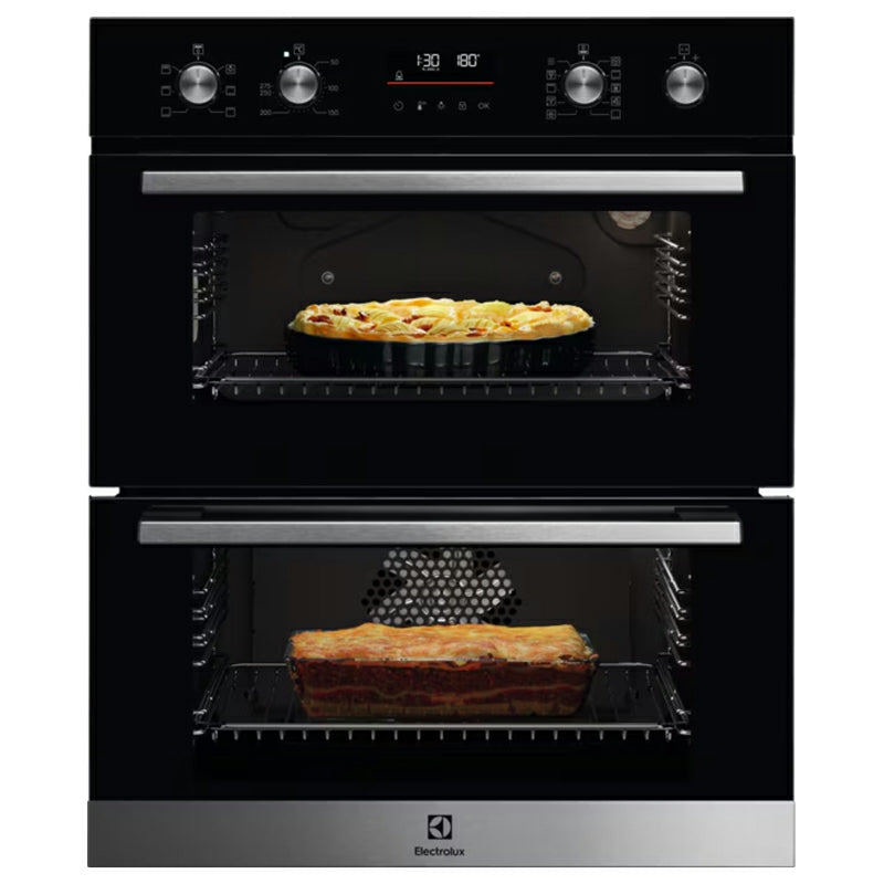 Electrolux 87L Built-In Electric Double Oven - Stainless Steel | EDFDC46UX from Electrolux - DID Electrical