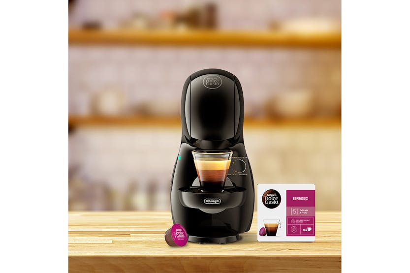 DeLonghi Nescafe Dolce Gusto Piccolo XS Coffee Machine Value Bundle - Black | EDG210.BGY