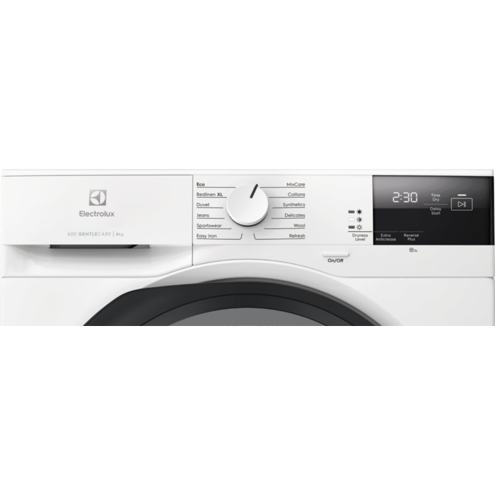 Electrolux 8KG Freestanding Heat Pump Tumble Dryer - White | EDHI6285B from Electrolux - DID Electrical