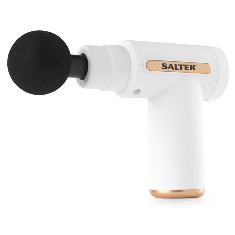 Salter Mini Electric Massage Gun - White | EE7427WHTSTKEU7 from Salter - DID Electrical