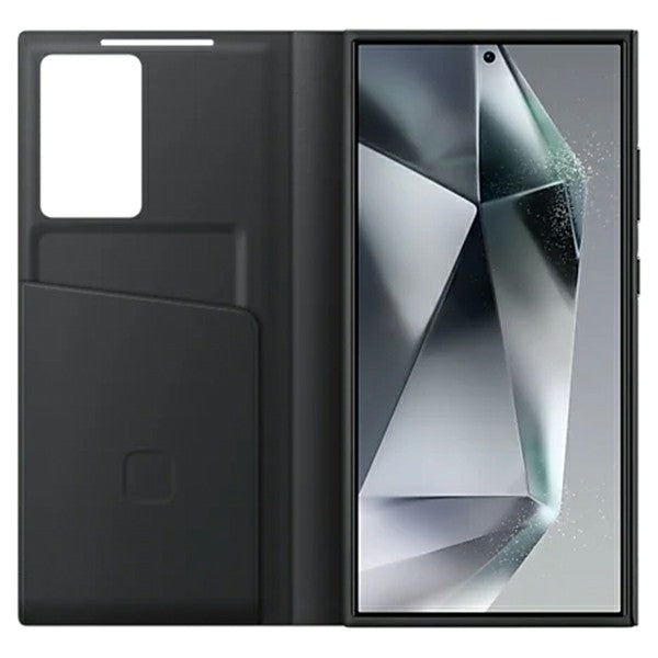Samsung Smart View Wallet Case for Galaxy S24 Ultra - Black | EF-ZS928CBEGWW from Samsung - DID Electrical