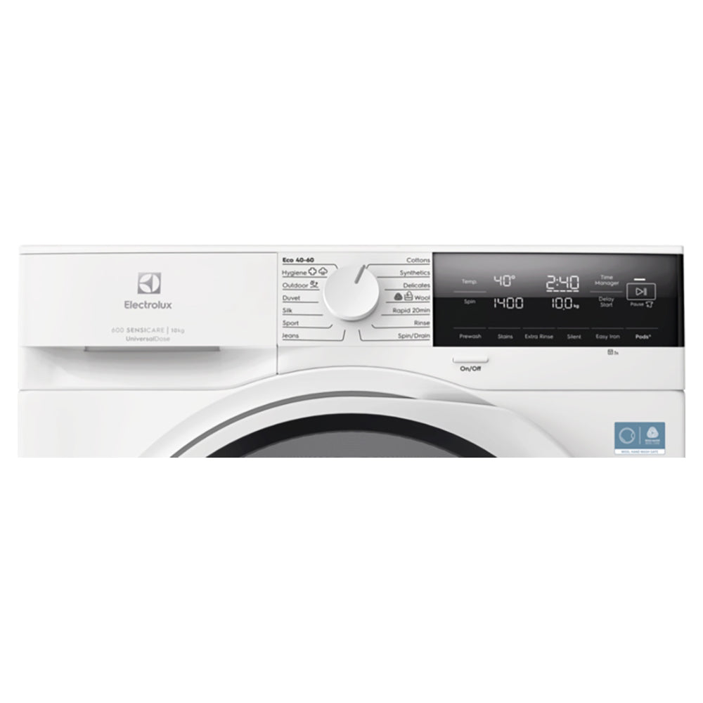 Electrolux SensiCare 600 10KG 1400RPM Freestanding Washing Machine - White | EFI63142UD from Electrolux - DID Electrical