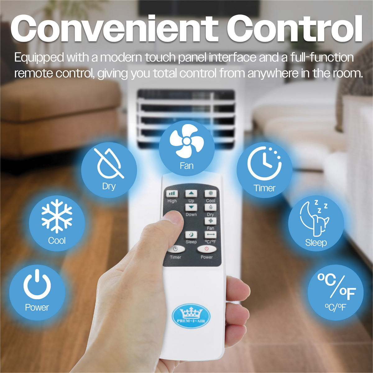 Prem-I-Air 8000 BTU Air Conditioner - White | EH5932