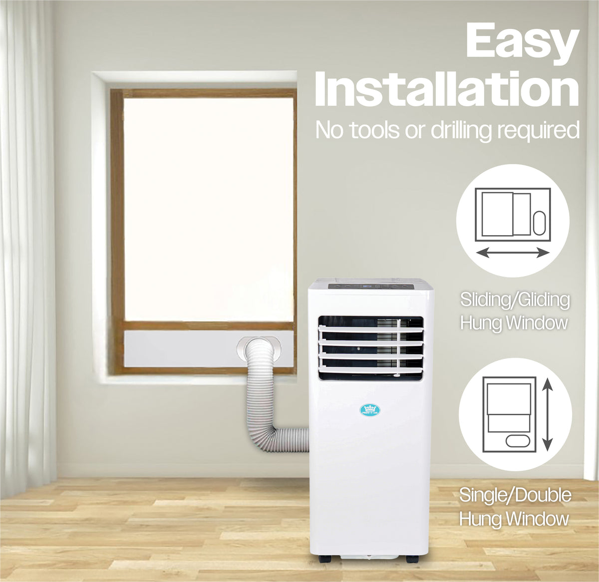 Prem-I-Air 8000 BTU Air Conditioner - White | EH5932