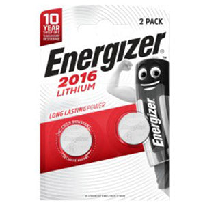 Energizer Lithium Coin Cell Battery - Pack of 2 | ELICR2016B2 from Energizer - DID Electrical