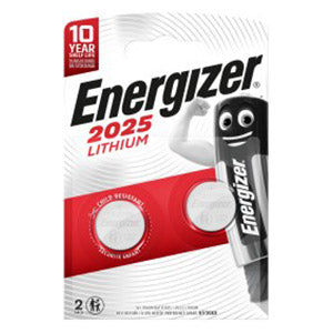 Energizer Lithium Coin Cell Battery - Pack of 2 | ELICR2025B2 from Energizer - DID Electrical