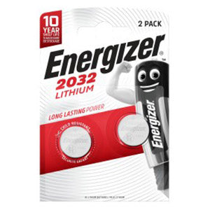 Energizer Lithium Coin Cell Battery - Pack of 2 | ELICR2032B2 from Energizer - DID Electrical