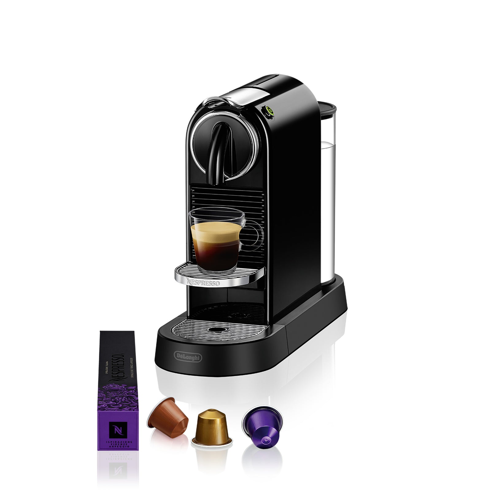 Nespresso DeLonghi Citiz Coffee Machine - Black | EN167.B from Nespresso - DID Electrical ()
