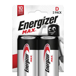 Energizer Max D Battery - Pack of 2 | ENE24026 from Energizer - DID Electrical