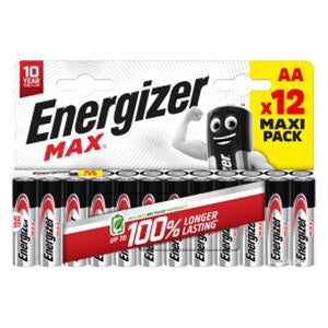 Energizer Max AA Battery - Pack Of 12 | ENE31018 from Energizer - DID Electrical