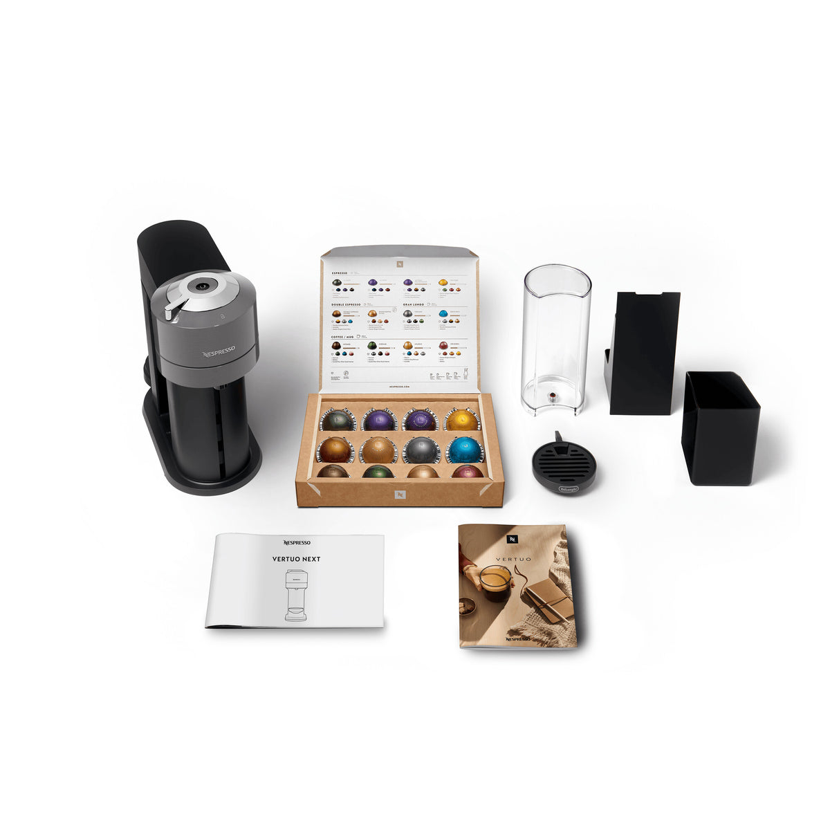 DeLonghi VertuoNext Nespresso Coffee Machine - Grey | ENV120.GY from DeLonghi - DID Electrical