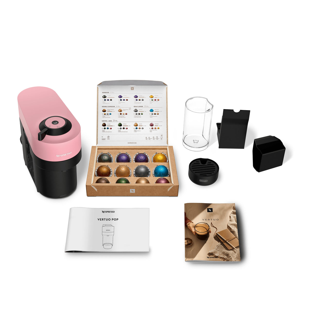 DeLonghi Nespresso Vertuo Pop Coffee Machine - Pink | ENV90.P from DeLonghi - DID Electrical