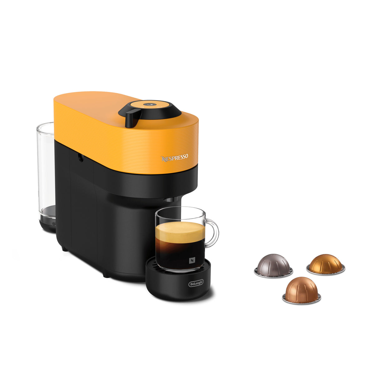 DeLonghi Nespresso Vertuo Pop Coffee Machine - Yellow | ENV90.Y from DeLonghi - DID Electrical