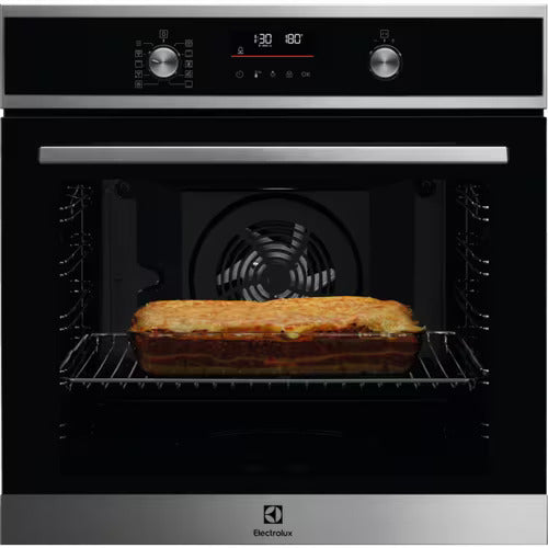 Electrolux 600 SurroundCook 72L Built-In Electric Single Oven - Black | EOF6H46X2 from Electrolux - DID Electrical