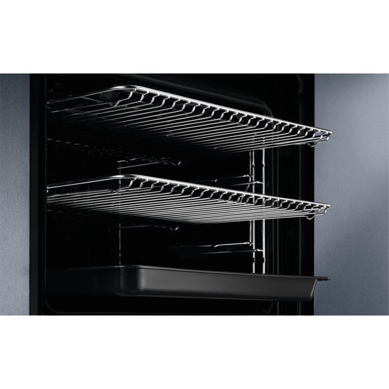Electrolux 72L Built-In Multifunction Electric Single Oven - Black | EOM6P46K from Electrolux - DID Electrical