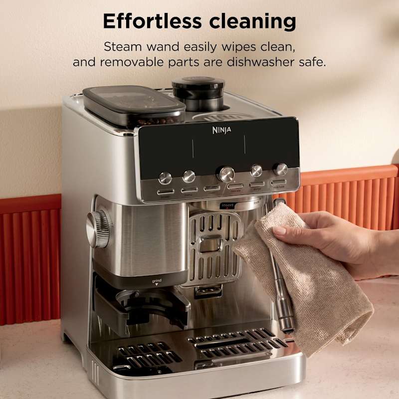 Ninja Luxe Café Mini Plus Espresso & Filter Coffee Machine - Silver | ES352UK