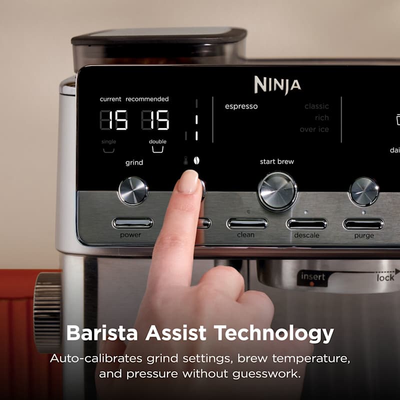 Ninja Luxe Café Mini Plus Espresso & Filter Coffee Machine - Silver | ES352UK