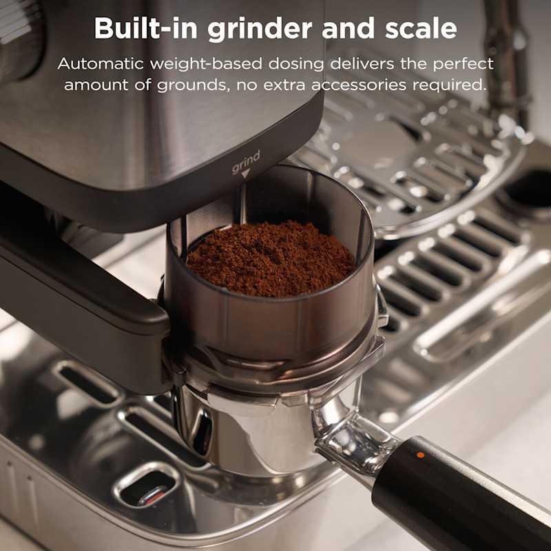 Ninja Luxe Café Mini Plus Espresso & Filter Coffee Machine - Silver | ES352UK