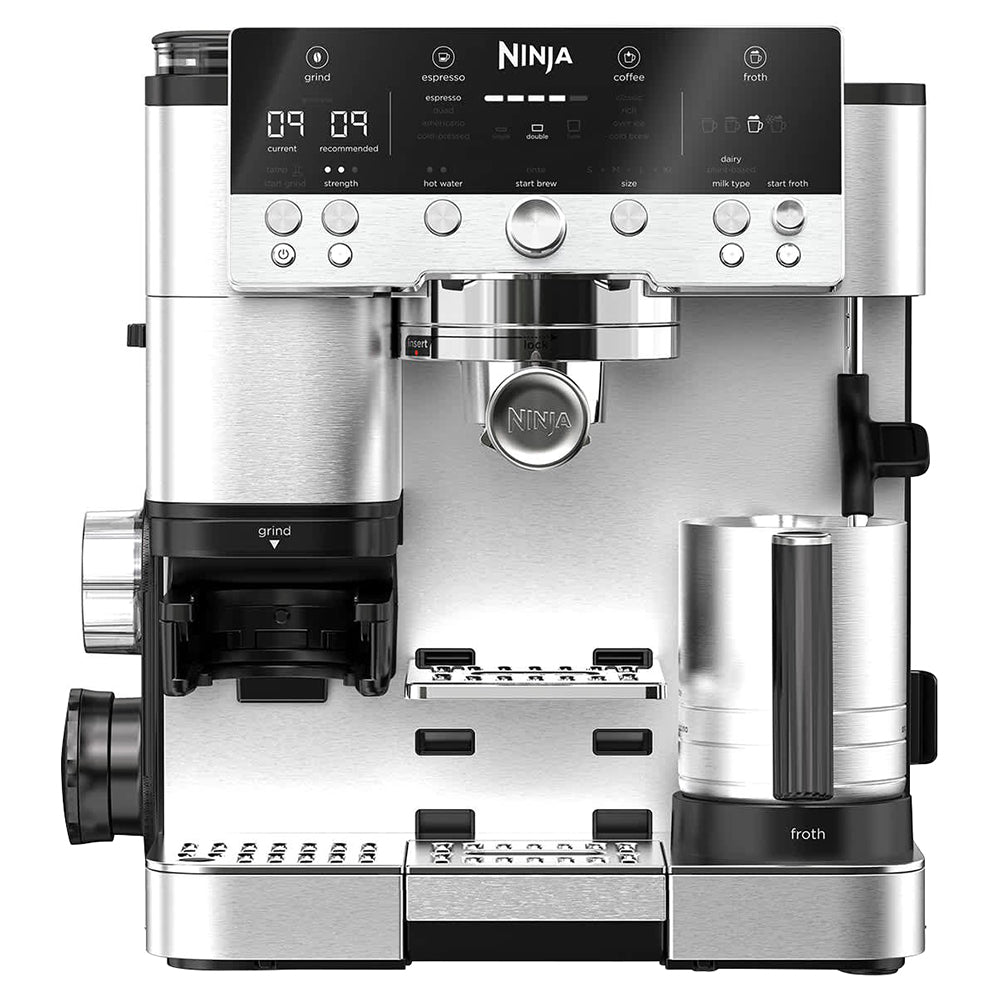 Ninja Luxe Cafe Premier Bean to Cup Espresso Coffee Machine - Black & Stainless Steel | ES601UK from Ninja - DID Electrical
