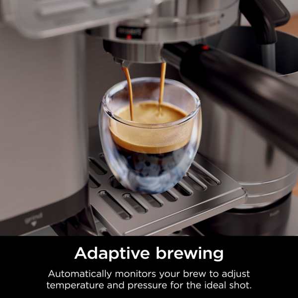 Ninja Luxe Café Pro Coffee Machine - Black & Stainless Steel | ES701UK from Ninja - DID Electrical
