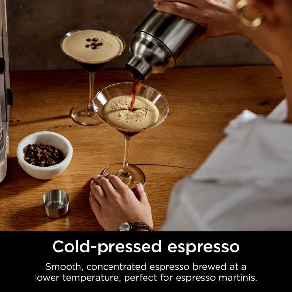Ninja Luxe Café Pro Coffee Machine - Black & Stainless Steel | ES701UK from Ninja - DID Electrical
