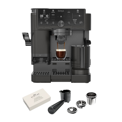Ninja Luxe Café Pro Espresso Machine - Black on Black | ES701UKBK2
