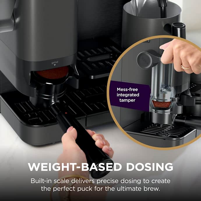 Ninja Luxe Café Pro Espresso Machine - Black on Black | ES701UKBK2