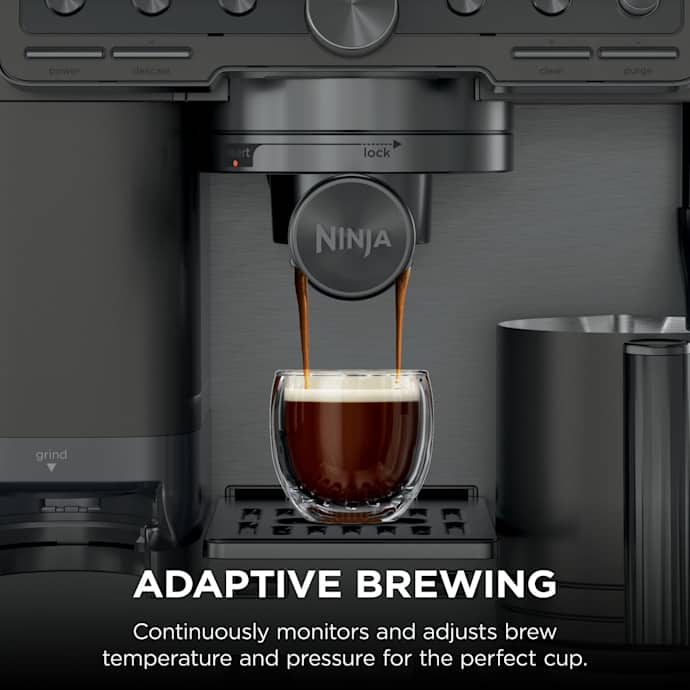 Ninja Luxe Café Pro Espresso Machine - Black on Black | ES701UKBK2