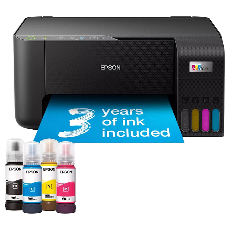Epson EcoTank Wi-Fi All-in-One Ink Tank Printer - Black | ET-2860 from Epson - DID Electrical