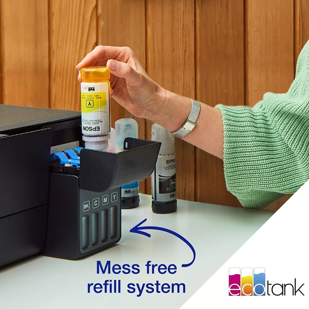 Epson EcoTank Wi-Fi All-in-One Ink Tank Printer - Black | ET-2860 from Epson - DID Electrical