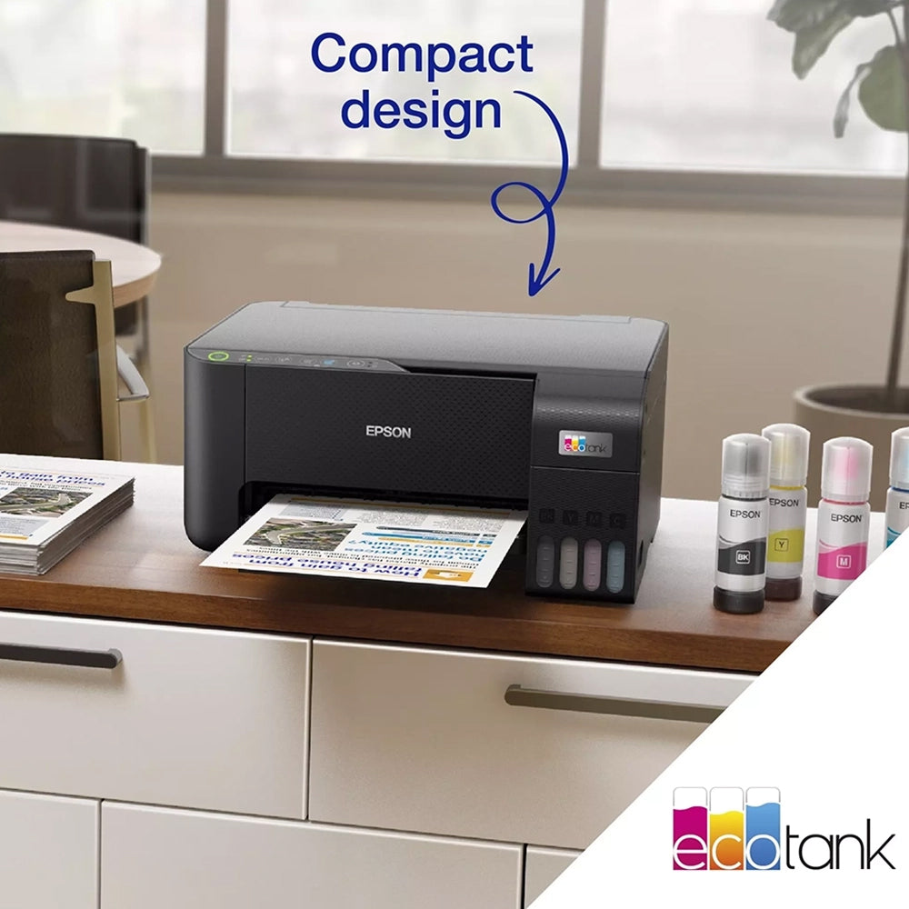 Epson EcoTank Wi-Fi All-in-One Ink Tank Printer - Black | ET-2860 from Epson - DID Electrical