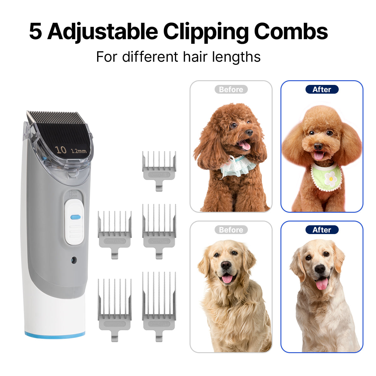 Neakasa P2 Pro 5 in 1 Dog Cat Vacuum Cleaner with Grooming Kit - White | EU6975532170047 from Neakasa - DID Electrical