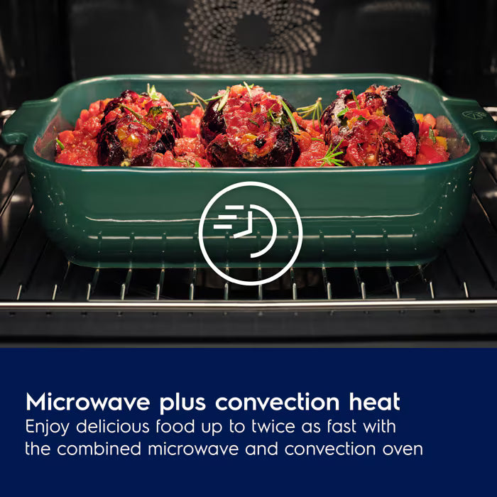 Electrolux 800 MealAssist 44L Built-in CombiQuick Microwave Oven - Stainless Steel | EVLBE08GX