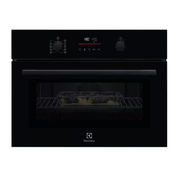 Electrolux 600 CombiQuick 44L Built-In Combi Microwave - Black | EVLDE46GK