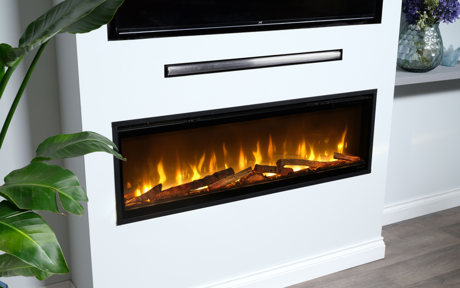 Dimplex Ignite Evolve 100" Built-In Electric Fire - Black | EVO2500